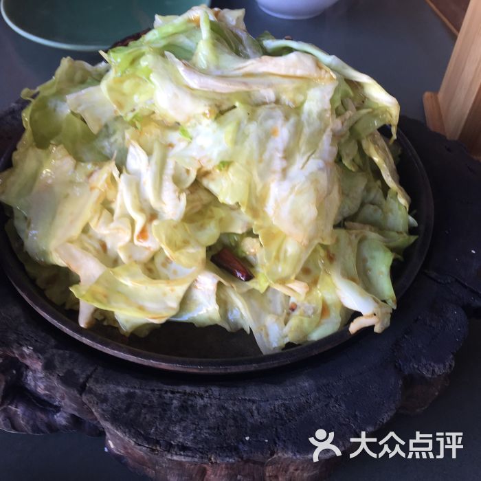 铁板手撕包菜