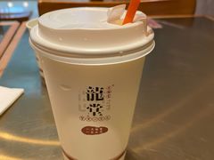 纯鲜原味豆浆-龍堂蟹黄小笼包(德思勤四季汇店)