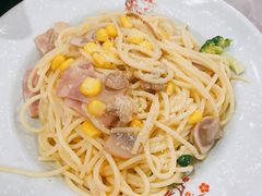 奶油培根意面-蘑菇餐厅(马台街店)