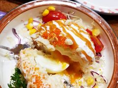 炸温泉蛋土豆泥沙律-仙隐小鹿中華の日料(正弘城店)