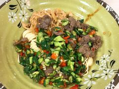 黄瓜皮炒牛肉-刘氏三和面馆