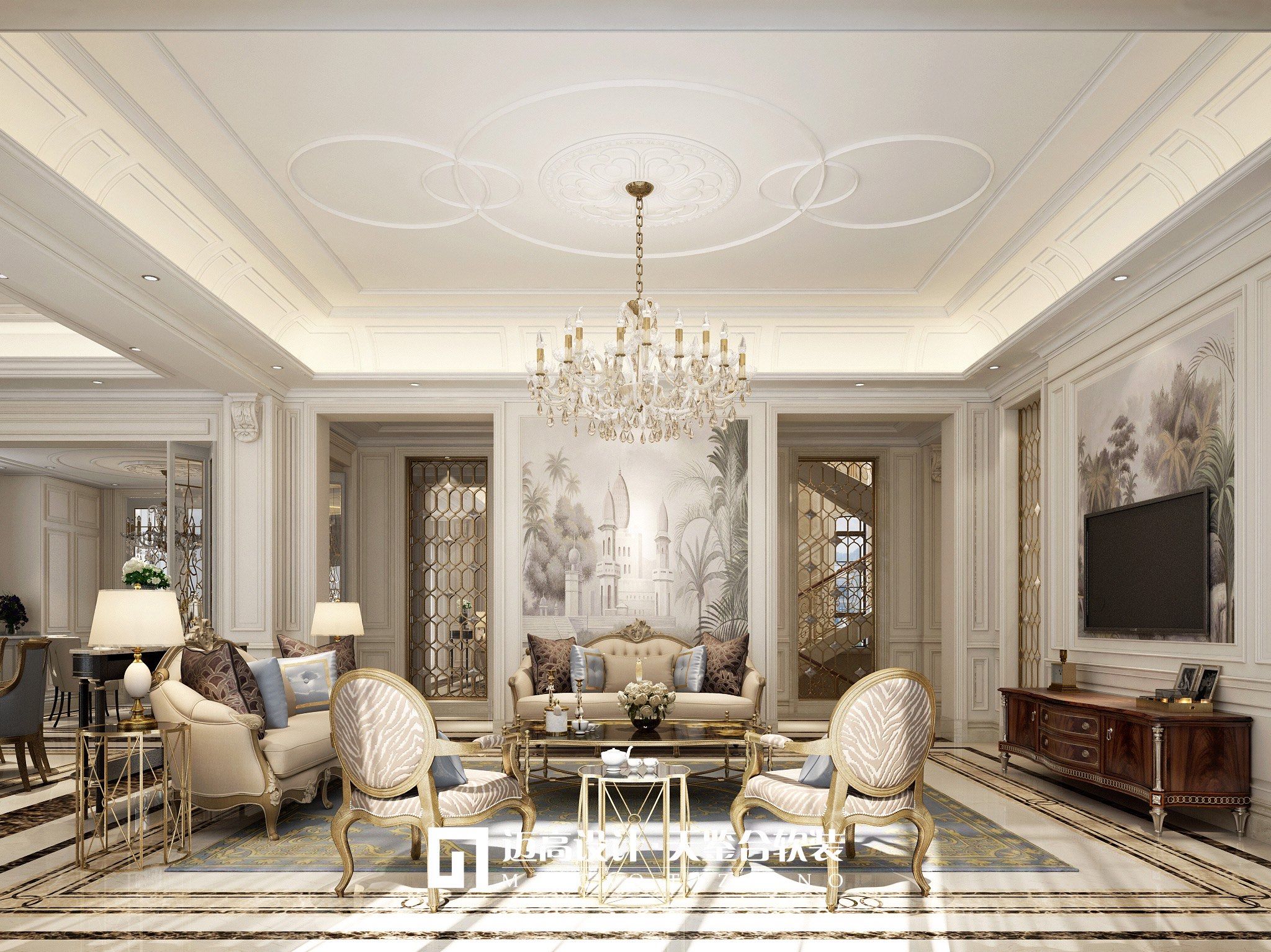 富丽堂皇又温馨的别墅装修