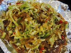 铁板圆白菜水晶粉-金豆角砂锅焖面(安贞店)