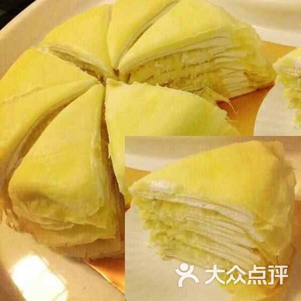 7cake榴莲千层蛋糕图片