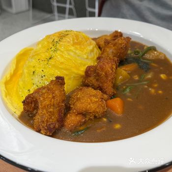 附近工作无意发现的一家日式咖喱蛋包饭的餐厅