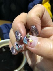 -手牵手美甲