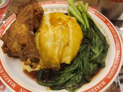 蒜香鸡腿滑蛋饭-孖记茶档·热腾茶餐(江南西plus店)