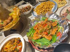 咸蛋黄焗杏鲍菇-锦上中式酒馆(南内环店)