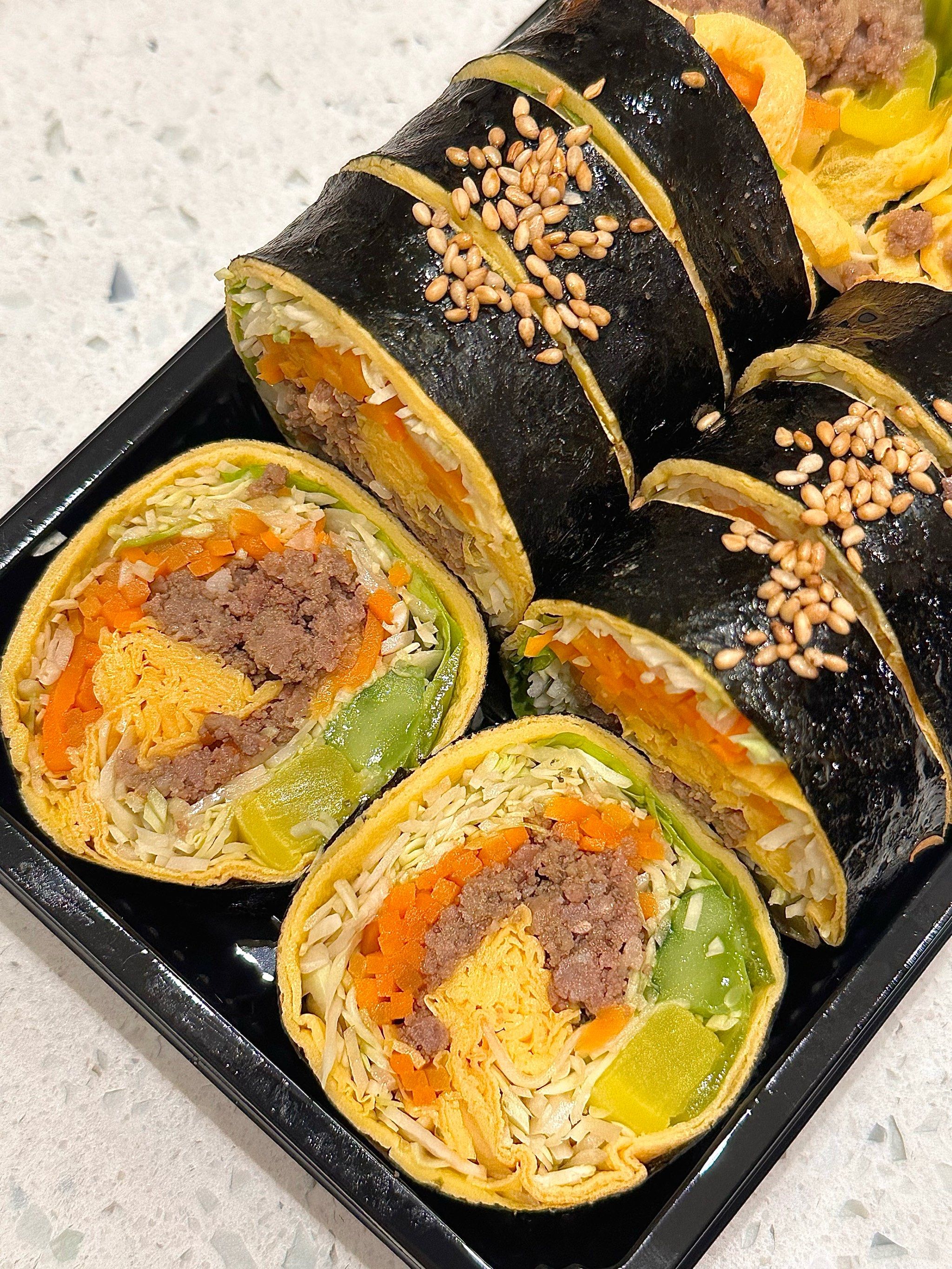 低碳无米紫菜包饭测评