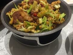 干锅有机菜花-巴依老爷新疆美食(清华东门店)