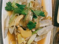 姜葱炒蛏子-争鲜·鲍鱼鸡煲(美邻中心店)