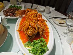 锦毛狮子鱼，鲜椒鲈鱼，鳝鱼丝，烤鸭-正阳春烤鸭店(杨楼店)