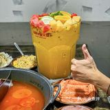 为了这比脸大冰桶，排队也值！🍲