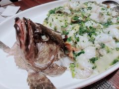 荠菜冬菇烩青斑-十里弄堂(K11店)