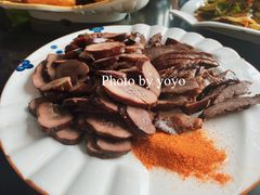 烤猪心-湿地人家坑烤