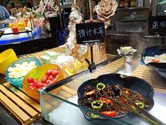 自助取餐区-环球约客烤涮自助(铜锣湾店)
