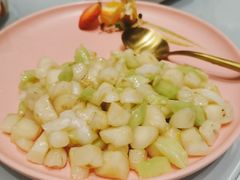 桂花马蹄芥蓝-甜阿姨·天台花园私房菜(万松园店)