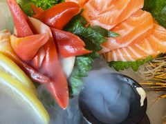 三文鱼刺身-鳗鱼家·深夜食堂(军博店)