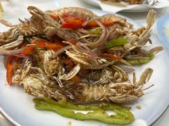 椒盐皮皮虾-来之顺海鲜菜馆·青岛菜·始于1993(栈桥店)