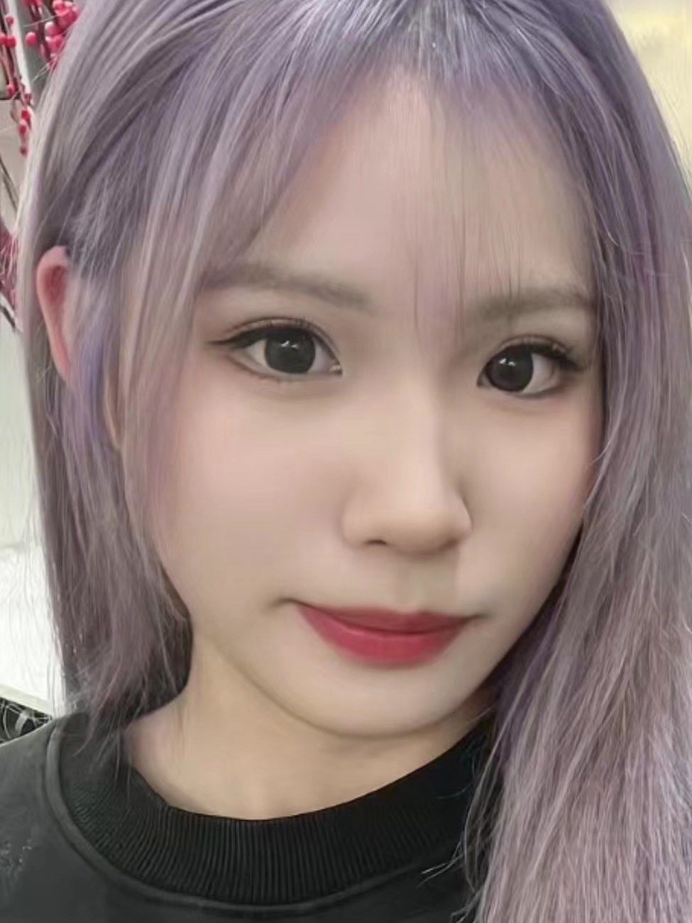 紫灰色的掉色过程