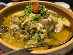 鲜花椒酸菜猪手花-南山酒肆(南山董事绘店)