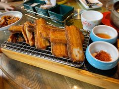 干炸带鱼-老头儿真传-老头儿油爆虾(胜利河美食街店)
