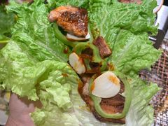 -明洞阿姨·韩式酱蟹烤肉·创意料理(三元桥店)