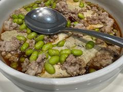 肉饼毛豆蒸臭豆腐-西陵饭店