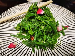 炝拌丝瓜尖-湘粤堂(中关村店)