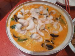 酸汤鱼片鲜蔬锅-喜家德虾仁水饺(景枫中心店)