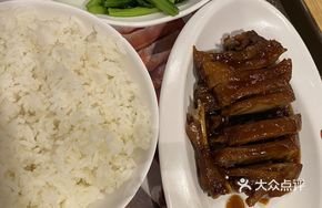 Sauce-Braised Duck with Rice
