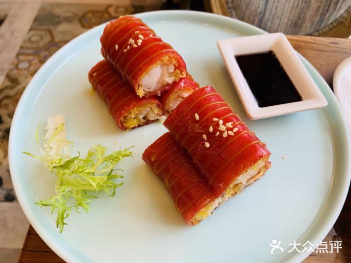 十二悦厨·茶餐厅(比斯特上海购物村店)金沙鲜虾红米肠图片