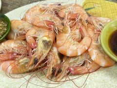 胡椒罗氏虾爆膏-贞姨美食·老字号海鲜大排档