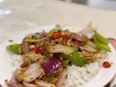 香蕉猪回锅肉盖饭-花乐餐厅(涠洲岛店)