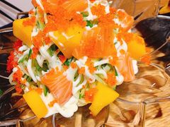 芒果三文鱼沙拉-渔井食堂(新洲店)