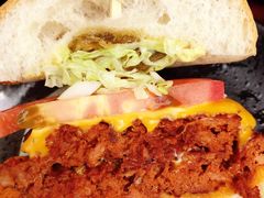 辣味双层牛肉碎汉堡-Q MEX 库迈墨西哥餐吧(中骏世界城店)