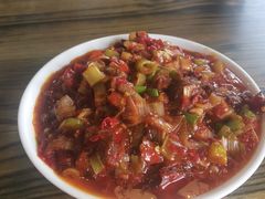 -歹歹的加个面过油肉拌面