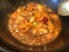 黄鱼炖土豆-鱼窝棚柴火铁锅炖(富山屯店)