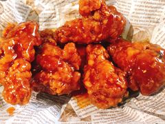 甜辣炸鸡块-山·烤辣鸡韩国料理(西溪路店)