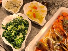 清炒鸡毛菜-金海湾自助餐厅(金陵饭店)