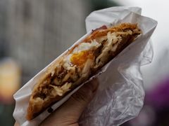乌鸡蛋加猪肉-扁头灯盏糕