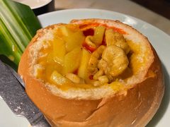 咖喱面包鸡-绿茶餐厅(成都大悦城店)