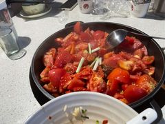 -贵州辣子鸡番茄鸡