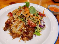 香茅烤鸡肉捞檬粉-阮氏娘·越南料理(双子塔店)