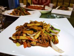 杏鲍菇炒雁柳-西安烤鸭店(369烤鸭王店)