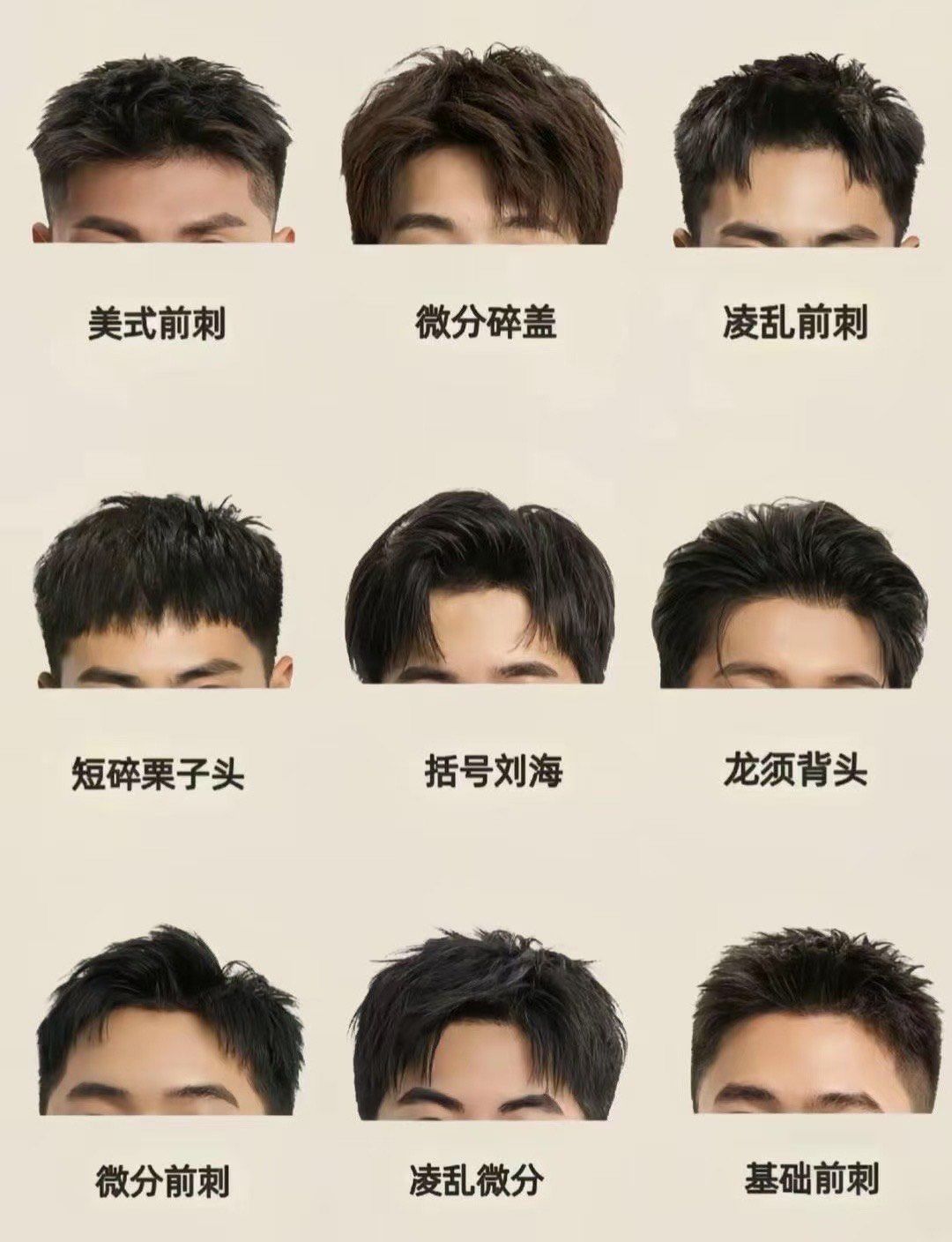 帅气发型图鉴来啦