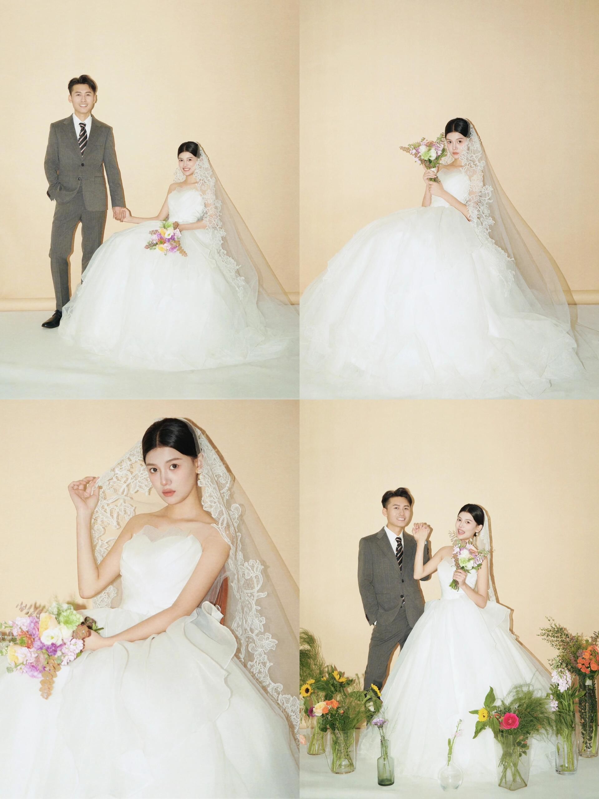 快来拍章若瑶妹妹同款婚纱照✅