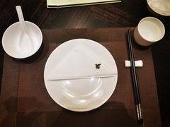 餐具摆设-浙江安吉JW万豪酒店·万豪中餐厅