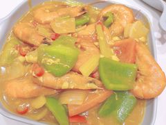 泰式咖喱炒虾-龙记香港茶餐厅(久光百货店)