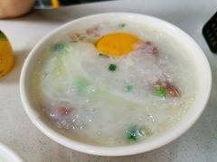 窝蛋牛肉菜心粥-银记肠粉(文昌北路店)